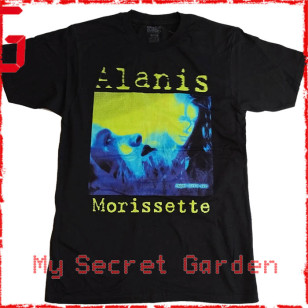 Alanis Morissette - Jagged Little Pill Tricolor Official T Shirt ( Men M, L ) ***READY TO SHIP from Hong Kong***